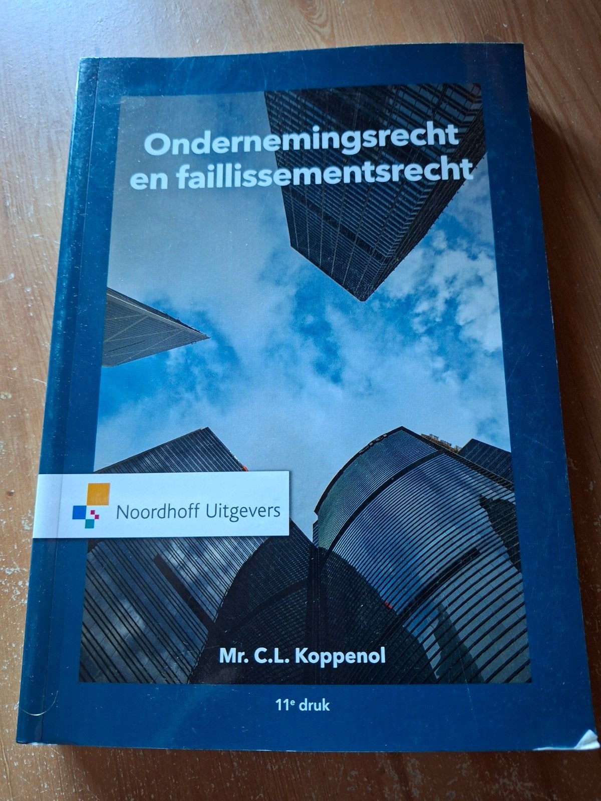 Ondernemingsrecht en faillissementsrecht - 11e druk, Boeken, Mr. C.L. Koppenol, Zo goed als nieuw, Gamma, HBO
