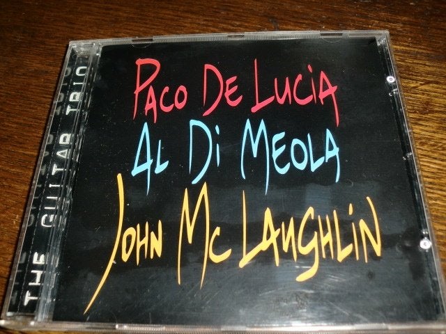 Paco De Lucia, Al Di Meola, John McLaughlin Guitar Trio CD, Gebruikt, Jazz-fusion, Ophalen of Verzenden, Album