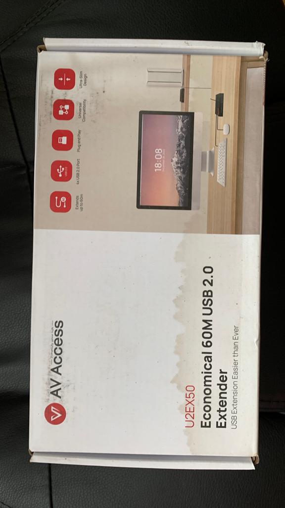 AV Access U2EX50 USB 2.0 Extender - 60M Bereik, Ophalen of Verzenden, Nieuw