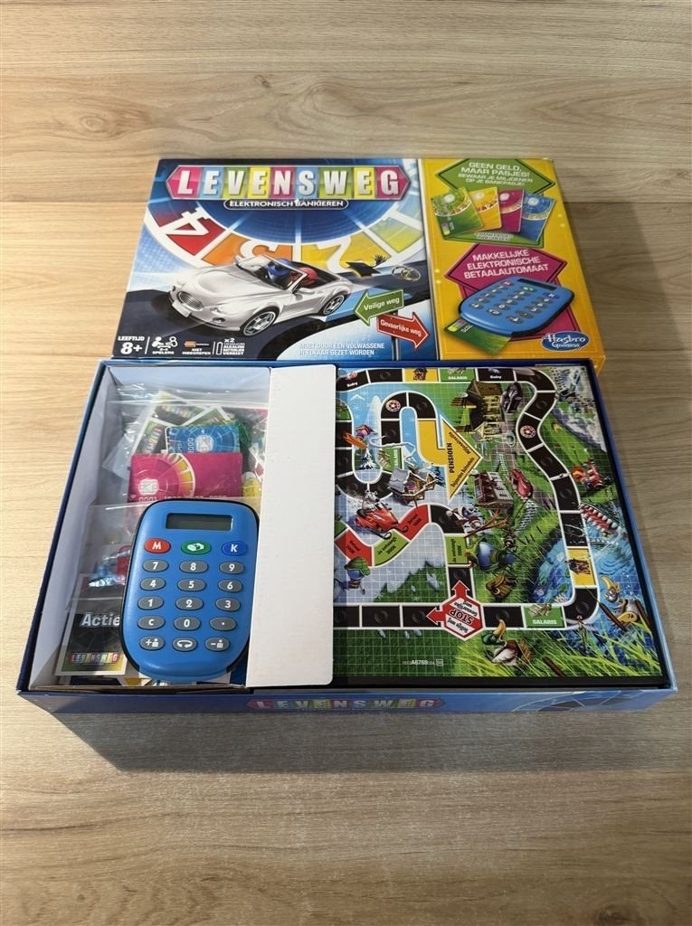 levensweg elektronisch bankieren - s6800, Hobby en Vrije tijd, Gezelschapsspellen | Bordspellen, Zo goed als nieuw, Verzenden