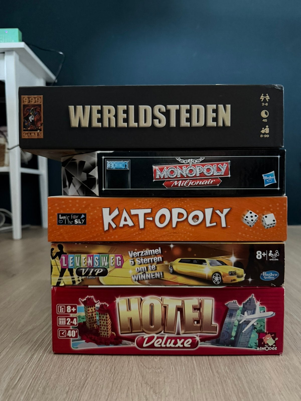 Monopoly Miljonair Kat-opoly Levensweg Hotels & Wereldsteden, Ophalen of Verzenden, Zo goed als nieuw