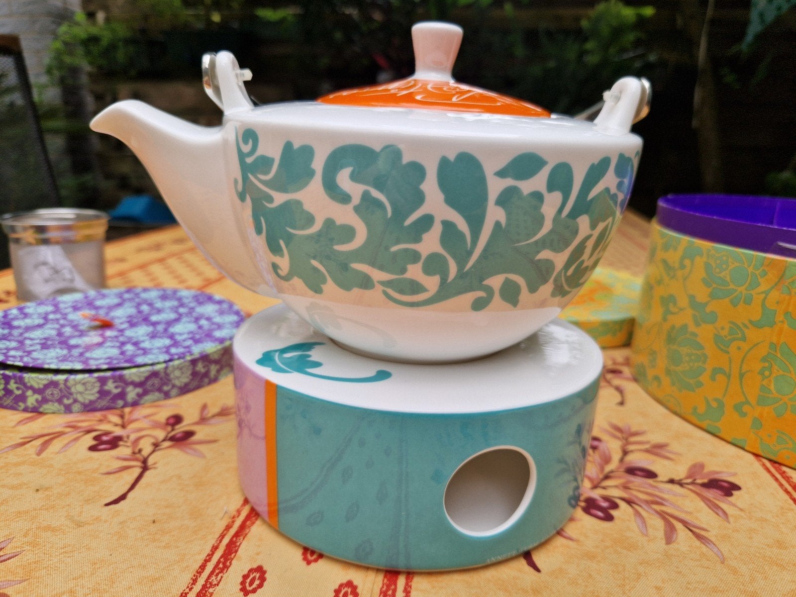 Ritzenhoff My Lian theepot met theelichthouder, Overige merken, Nieuw, Ophalen of Verzenden, Theepot