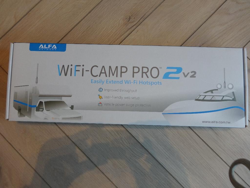 Alfa WiFi-Camp Pro 2v2 WiFi-versterker, Ophalen, Nieuw