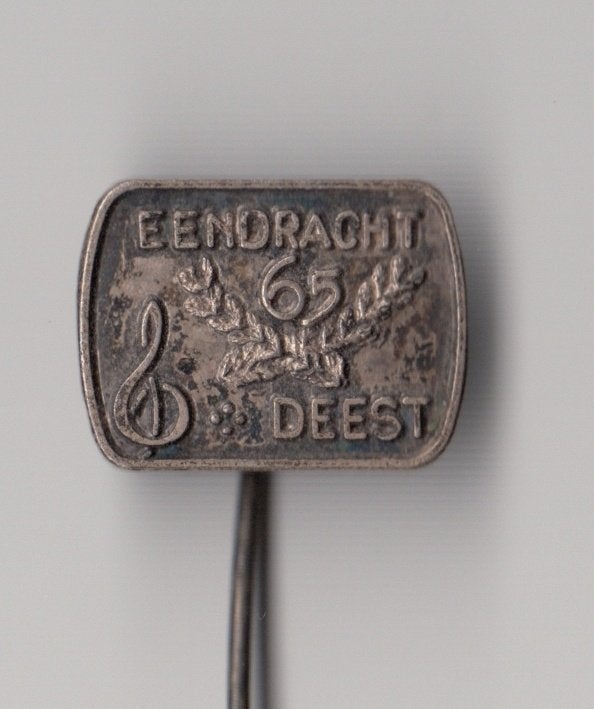 Deest Eendracht Harmonie speldje, Gebruikt, Niet vindbaar, Niet vindbaar, Speldje of Pin