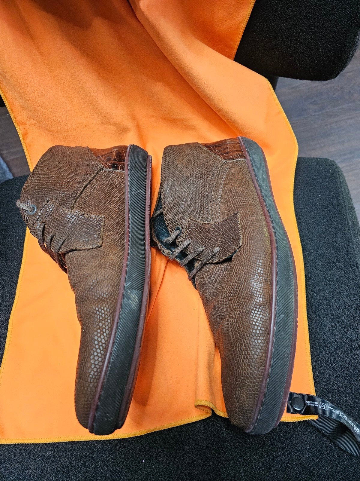 schoen Boots 45 slang pitton slangenprint Floris van Bommel, Kleding | Heren, Schoenen, Bruin, Boots, Floris van Bommel, Ophalen of Verzenden