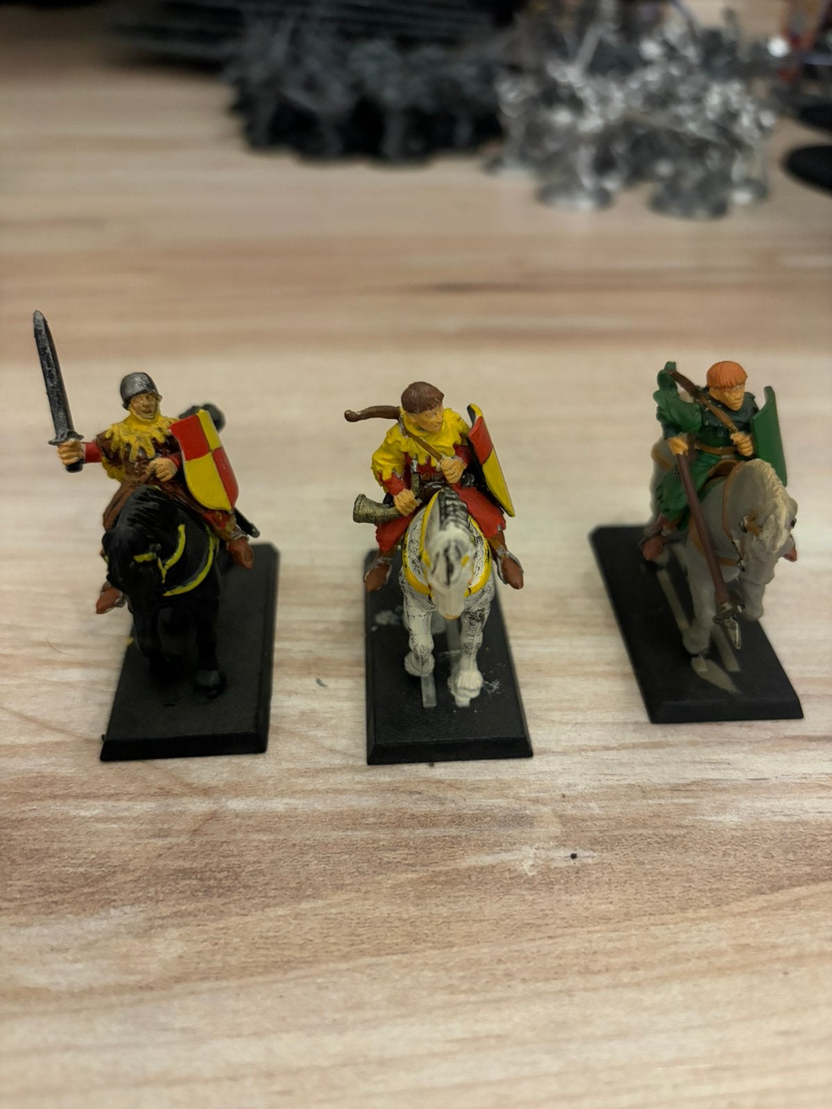 Warhammer old world mounted yeomen command squad, Hobby en Vrije tijd, Figuurtje(s), Warhammer, Ophalen of Verzenden, Zo goed als nieuw