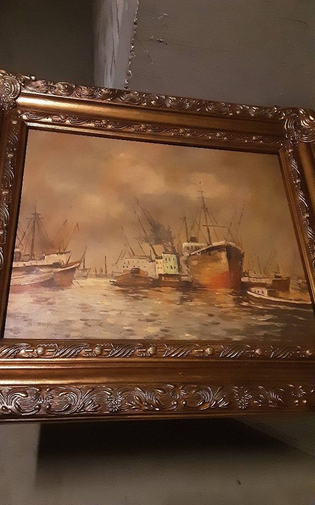 Olieverf schilderoj, Antiek en Kunst, Doek, Ophalen of Verzenden, Olieverf, Klassiek