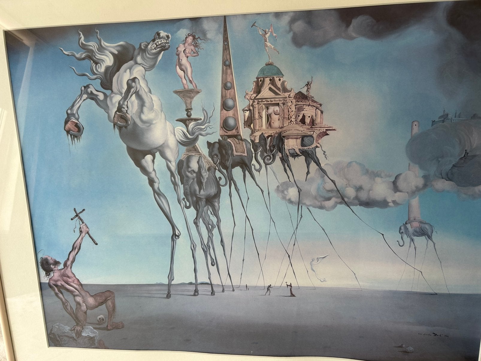 Salvador Dalí - De Verzoeking van de Heilige Antonius, Ophalen of Verzenden