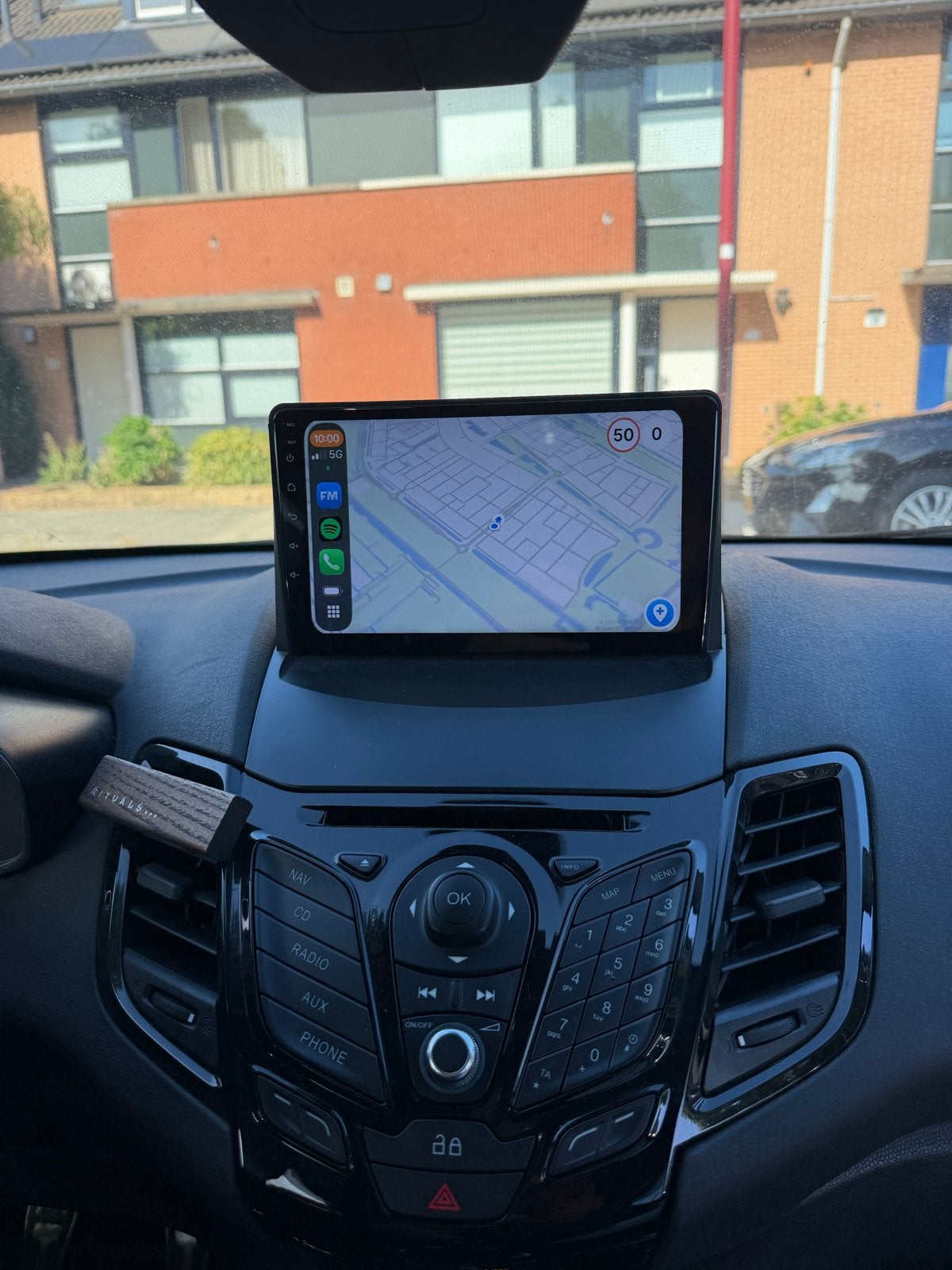 Carplay Systeem voor Ford Fiesta, Auto diversen, Autoradio's, Ophalen, Zo goed als nieuw