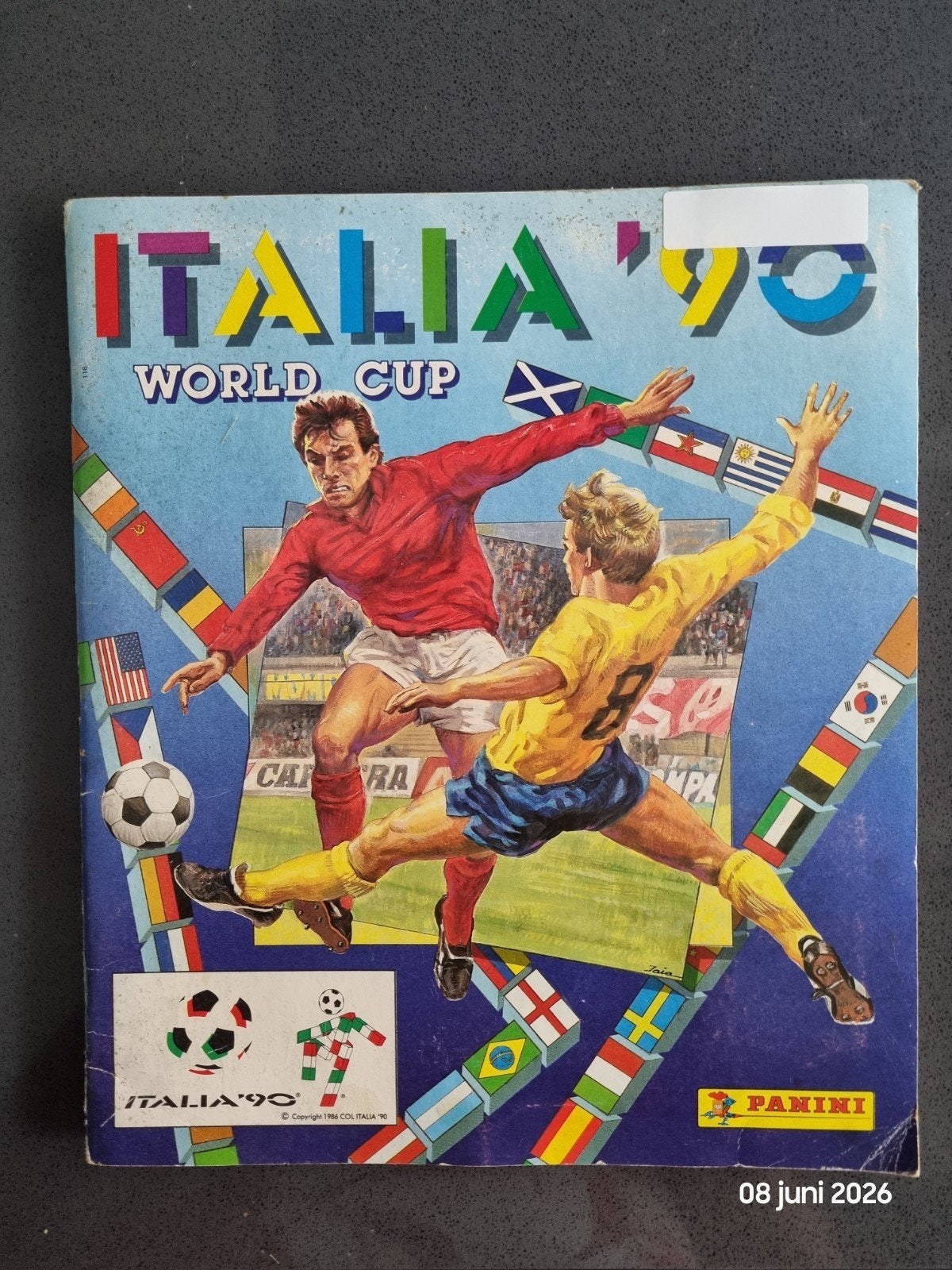 Panini Voetbal Stickerboek Italia '90 (niet compleet), Verzamelen, Ophalen of Verzenden