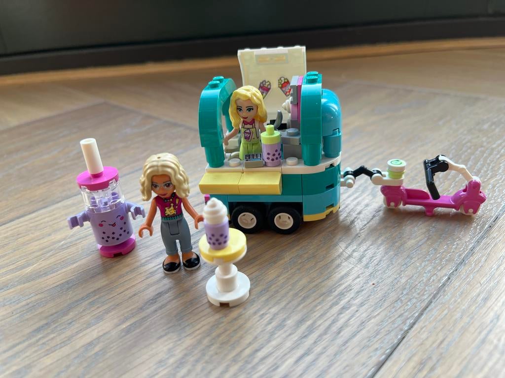 Lego Friends 41733 Mobiele Bubble Tea Kraam, Ophalen of Verzenden, Gebruikt, Complete set, Lego