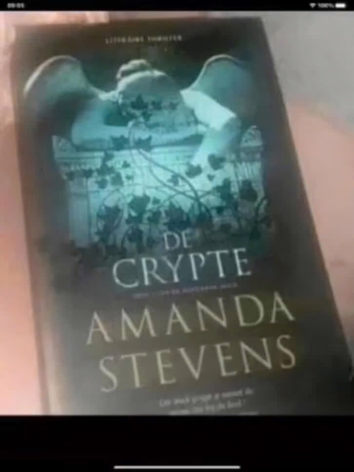 De Crypte - Amanda Stevens (Thriller), Gelezen, Eén stripboek, Ophalen of Verzenden, Amanda Stevens