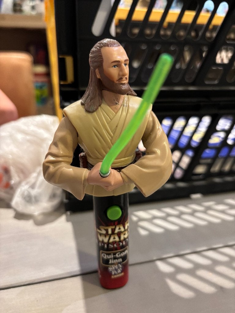 Actiefiguur Star Wars 1999 Spin Pop Lollyhouder, Verzamelen, Ophalen of Verzenden, Zo goed als nieuw, Actiefiguurtje