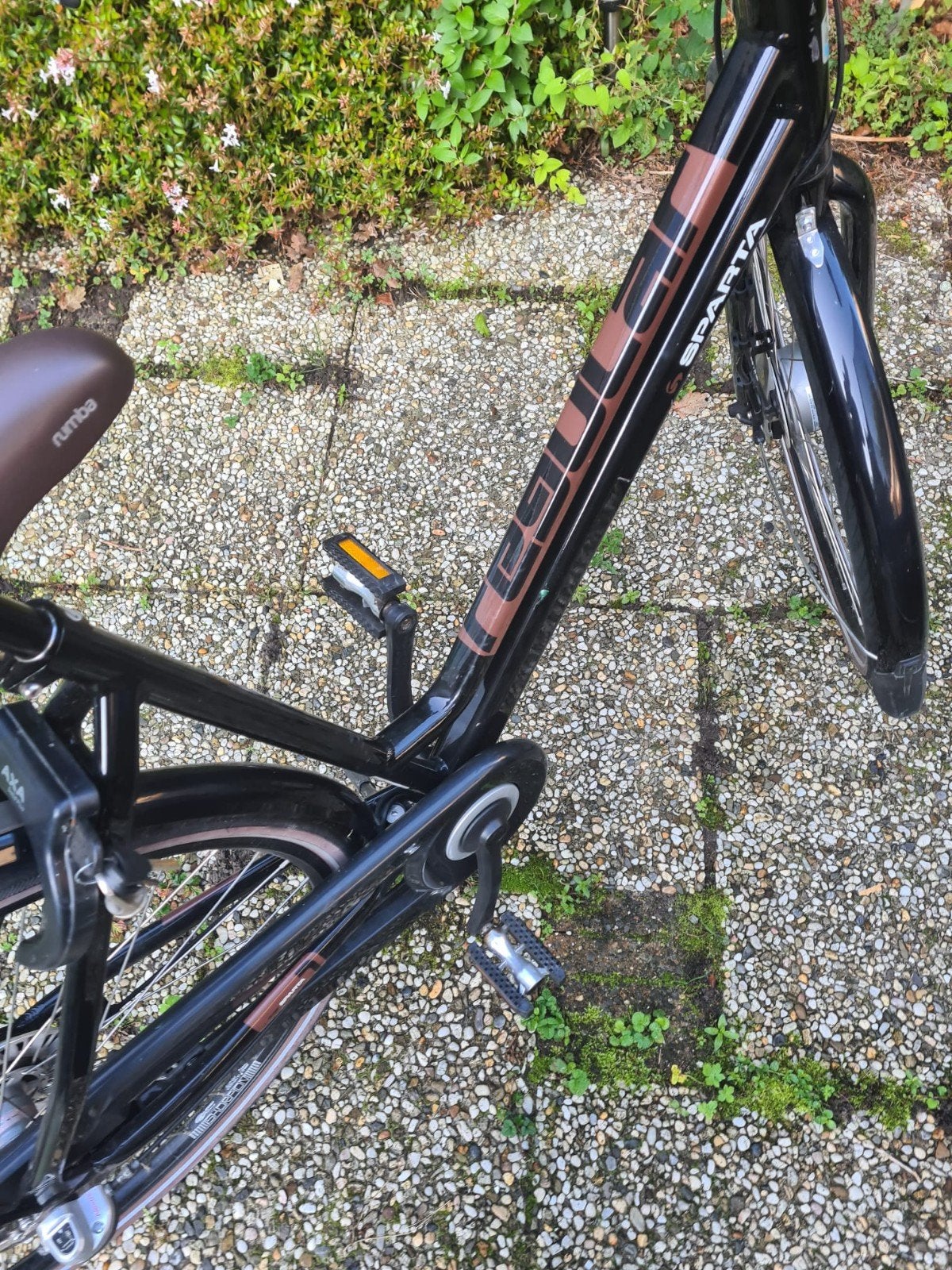 Sparta Regular elektrische fiets met mand en achterdrager, Fietsen en Brommers, Sparta, Gebruikt, Ophalen of Verzenden, 51 tot 55 cm