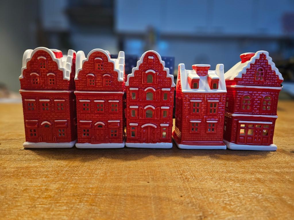 set Postcode Loterij huisjes – 8 stuks – nieuw, Ophalen, Nieuw