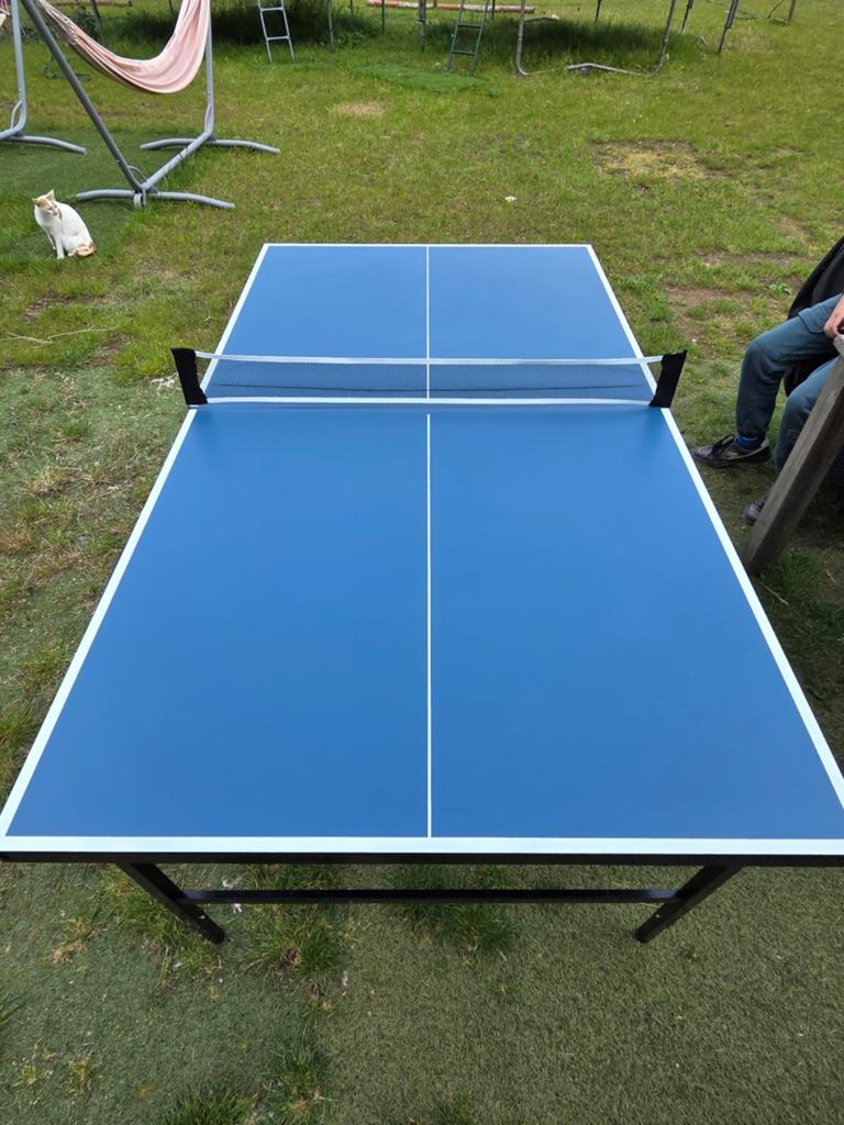 Pingpong tafel 180 x 102, Ophalen, Zo goed als nieuw, Tafel Indoor, Inklapbaar