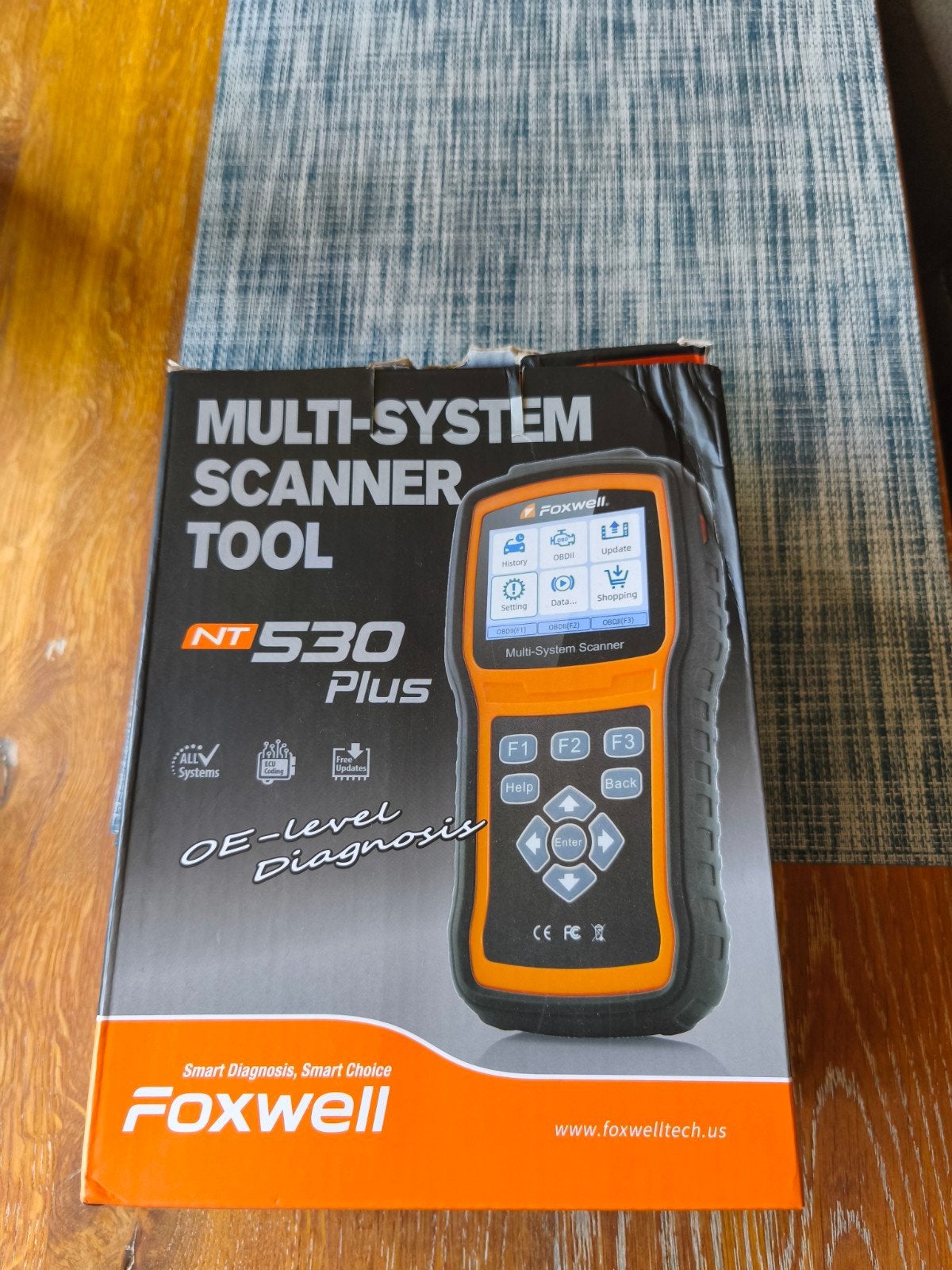 Foxwell NT530 Plus Multi-System Scanner Tool (Renault)l, Ophalen of Verzenden, Zo goed als nieuw