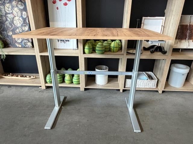 Refurbished Actiforce Zit-sta bureau met slinger, 40 stuks, Spaanplaat of MDF, Actiforce, Ophalen of Verzenden, Zo goed als nieuw