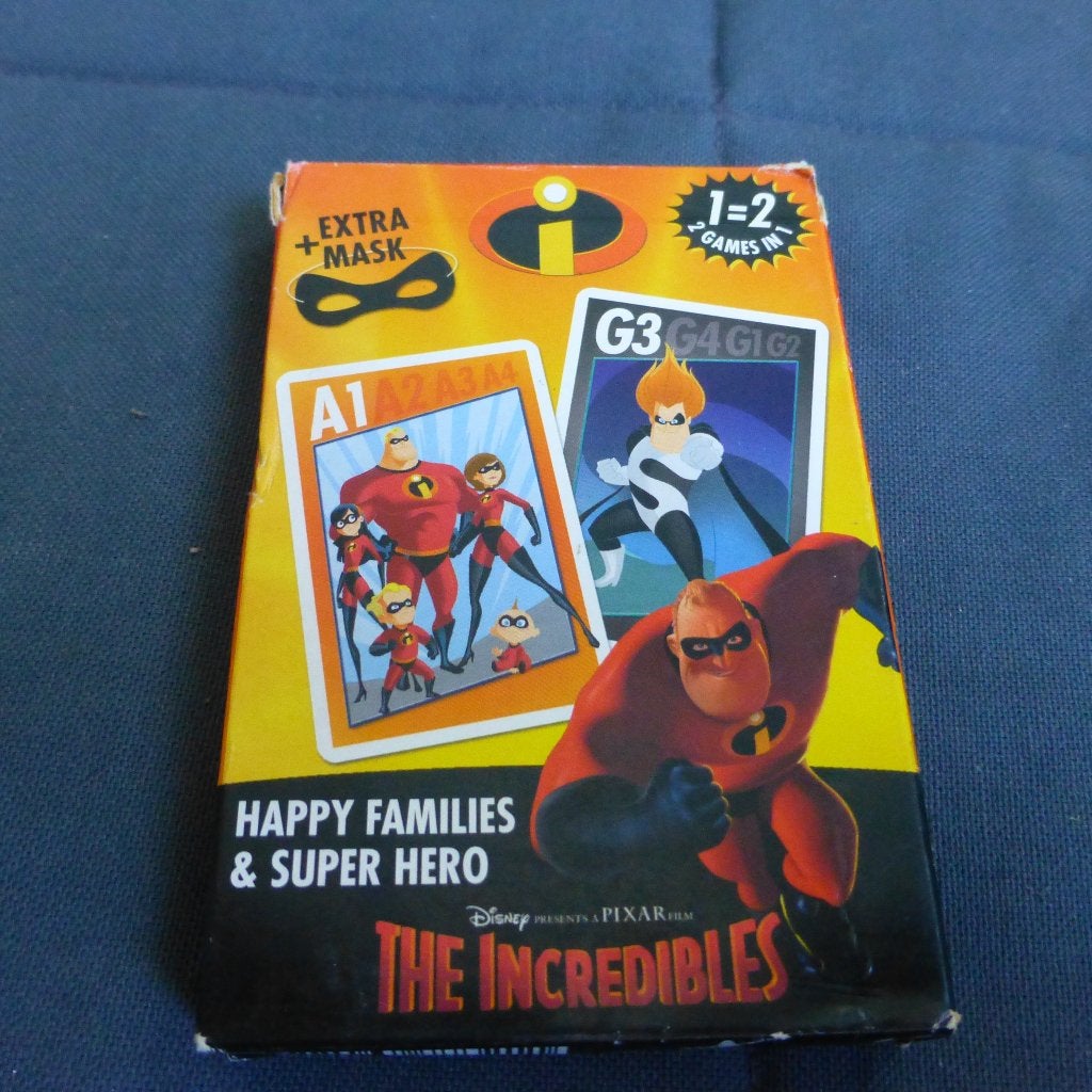 Kaartspel Happy Families &super hero, Drie of vier spelers, Ophalen of Verzenden, Nieuw, Disney