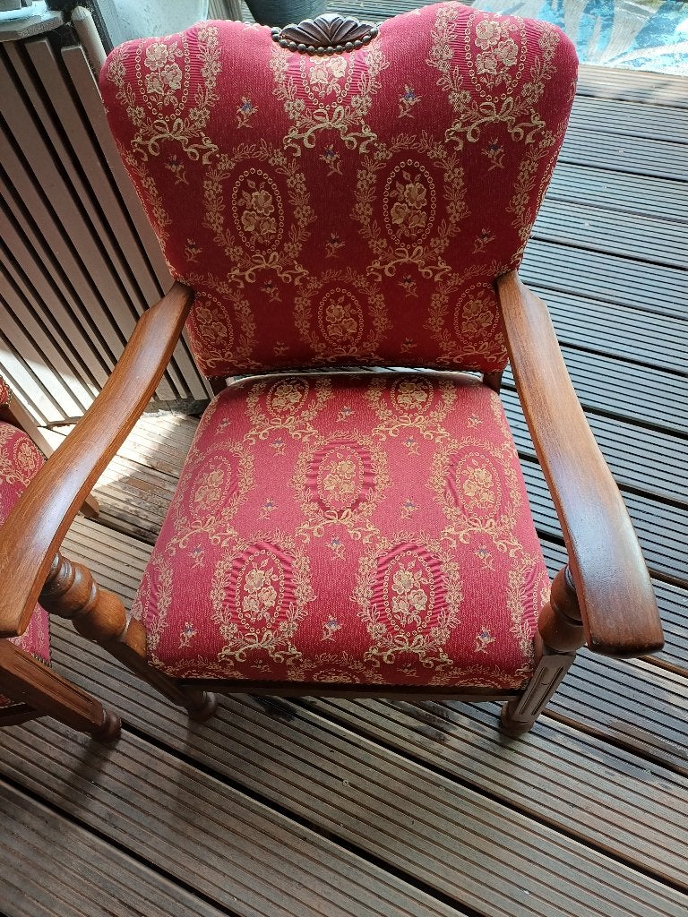 Stoelen, Huis en Inrichting, Ophalen, Gebruikt, 75 tot 100 cm, Stof
