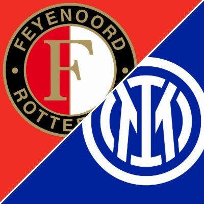 Feyenoord - Inter Milan | Vak RR | Gele zijde, Losse kaart, Eén persoon, November