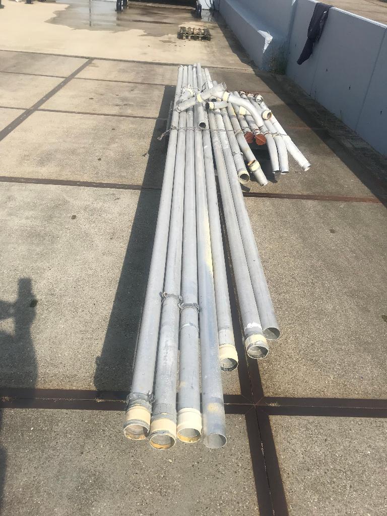 aluminium buizen, Ophalen, Gebruikt