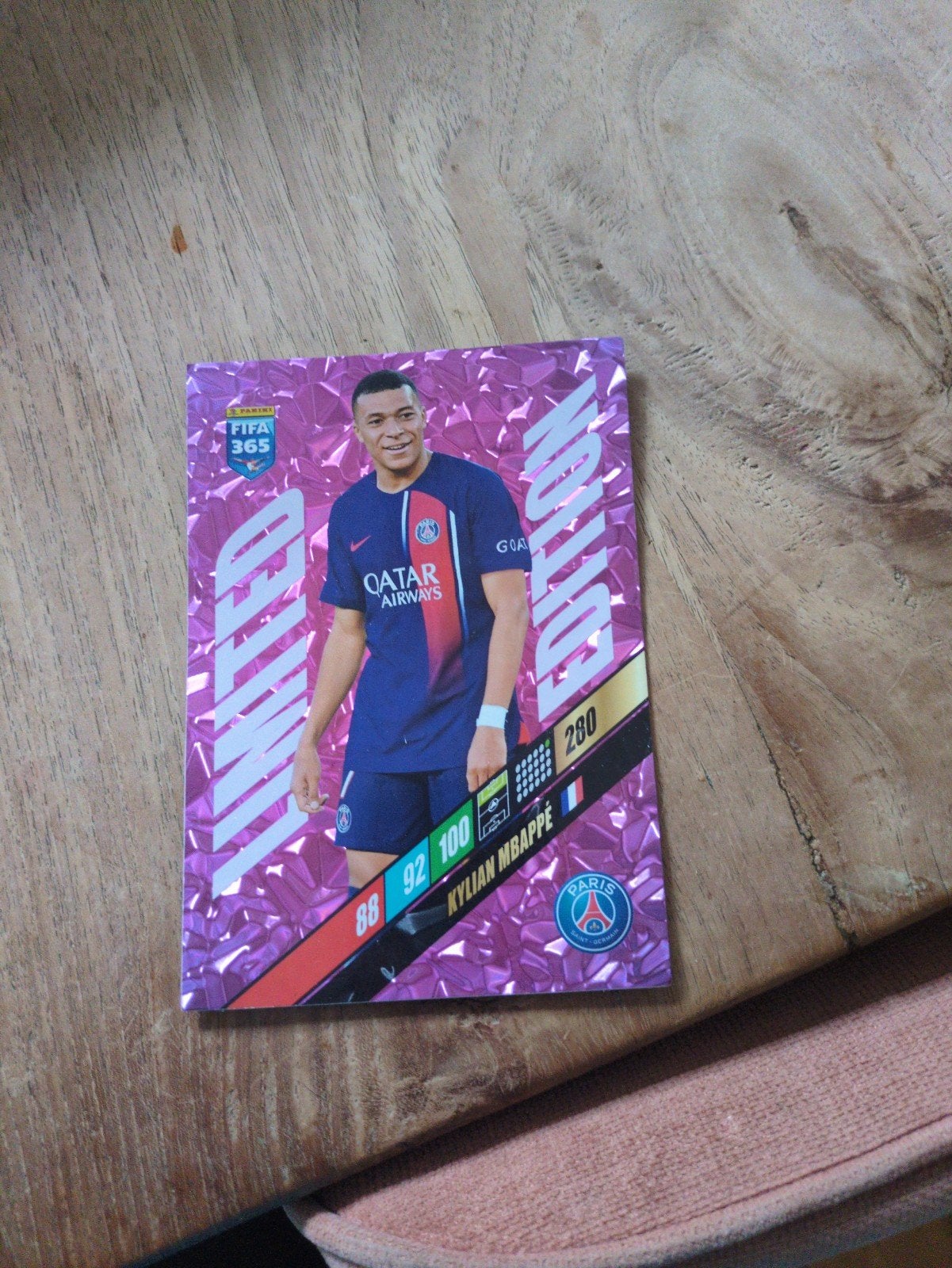 xxl Mbappe kaart, Hobby en Vrije tijd, Stickers en Plaatjes, Ophalen of Verzenden, Nieuw, Plaatje
