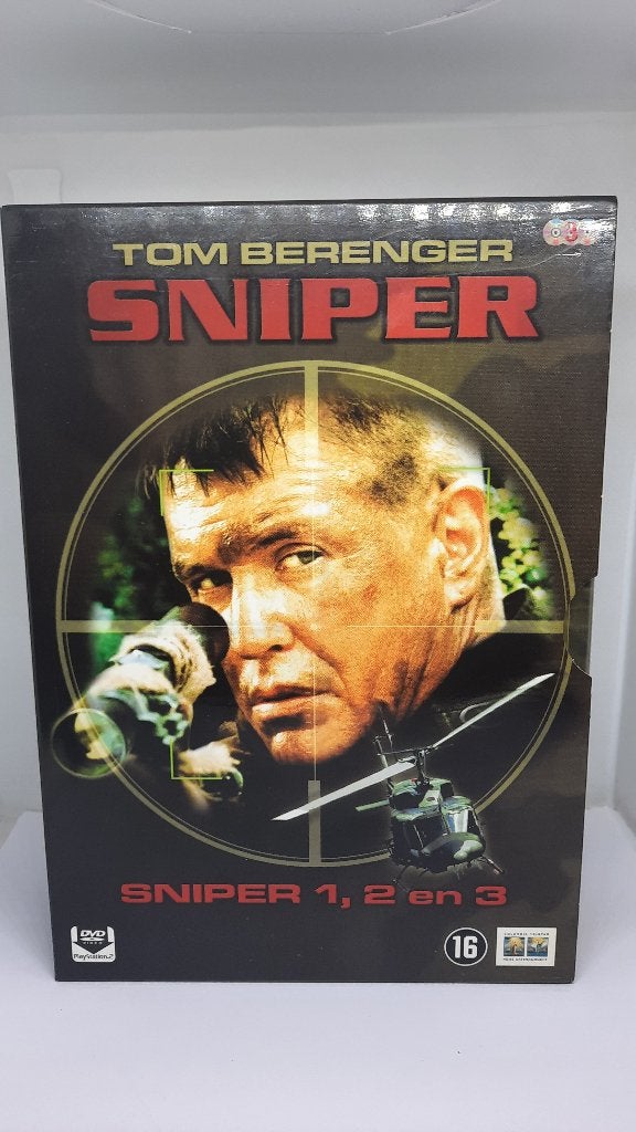 Sniper 1 t/m 3 Trilogy Film DVD Boxset Tom Berenger, Ophalen of Verzenden, Gebruikt, Actie, Boxset