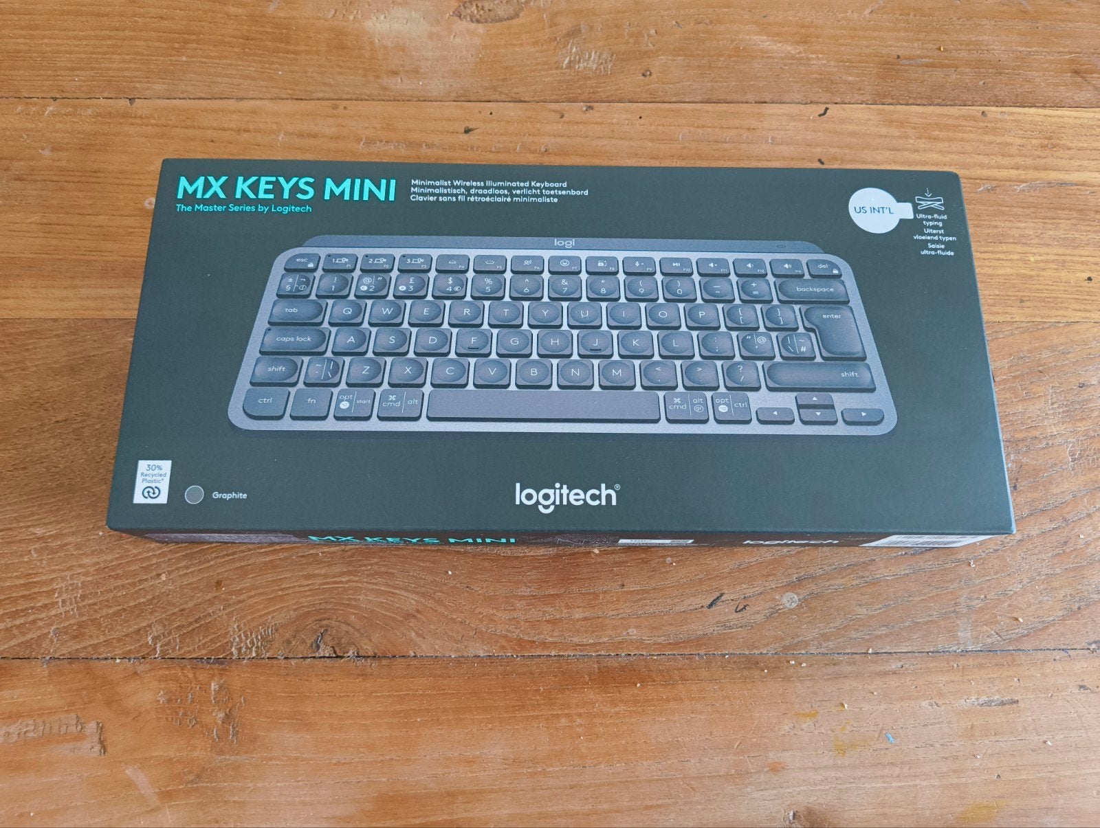 Logitech MX Keys Mini Draadloos Toetsenbord Qwerty, Computers en Software, Toetsenborden, Logitech, Ophalen of Verzenden, Zo goed als nieuw