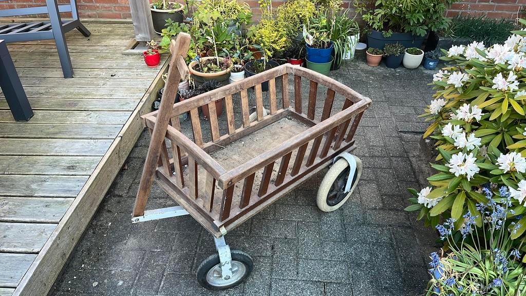 Hard houten bolderkar, Ophalen, Gebruikt