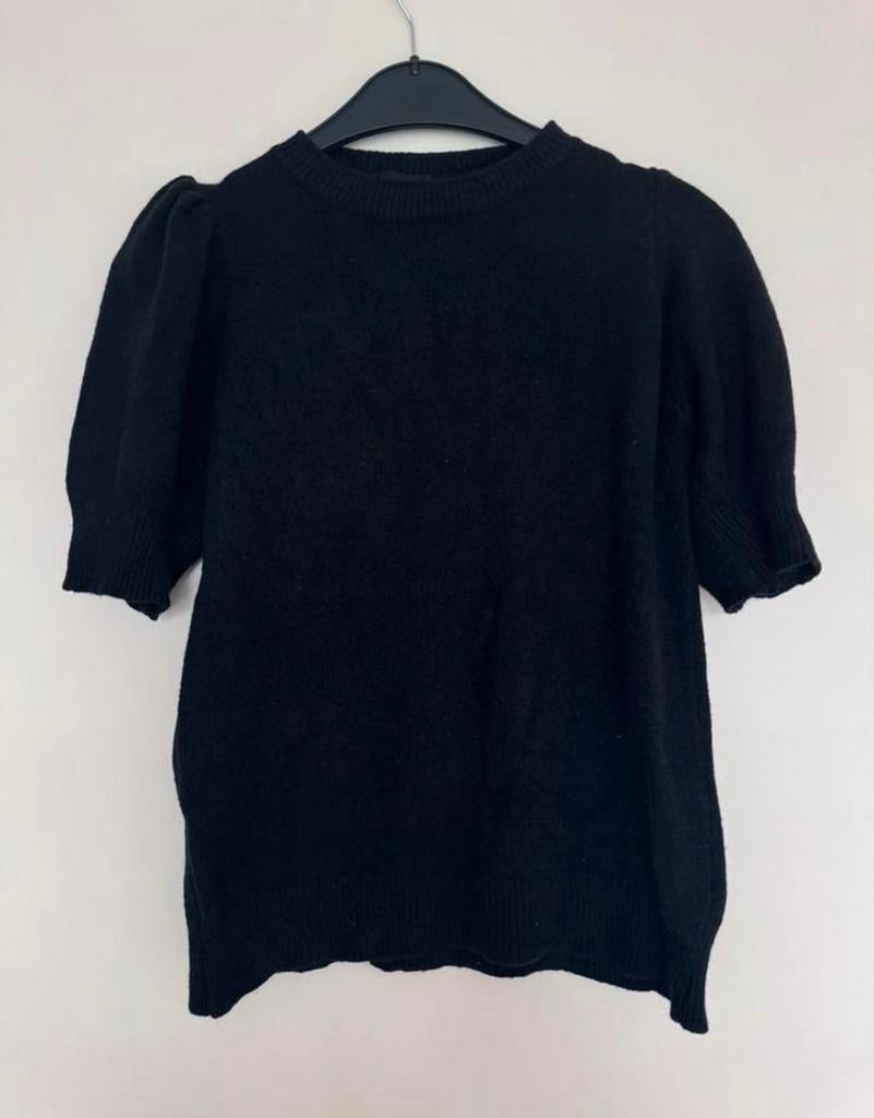 Terstal trui met korte pofmouw maat S/M, Verzenden, Gedragen, Maat 38/40 (M), Zwart