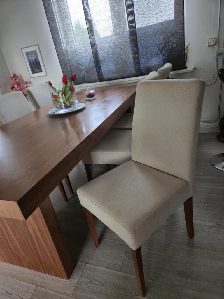 Solide  eethoek 150.00, Ophalen, Gebruikt, 4 tot 6 stoelen
