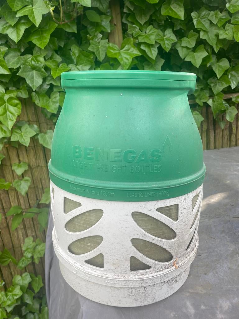 Benegas light 5kg gasfles empty, Ophalen, Zo goed als nieuw