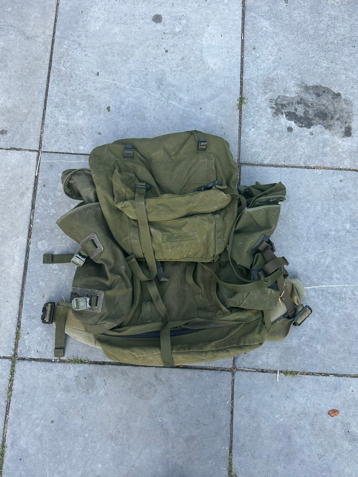 Berghaus Cyclops 2 Vulcan Rugzak - Robuust en Ruim, Ophalen, Gebruikt, Rugzak