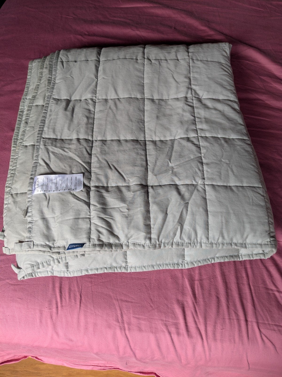 Emma verzwaringsdeken 12 kg - 220 x 240 cm, Gebruikt, Katoen, Tweepersoons, Ophalen of Verzenden