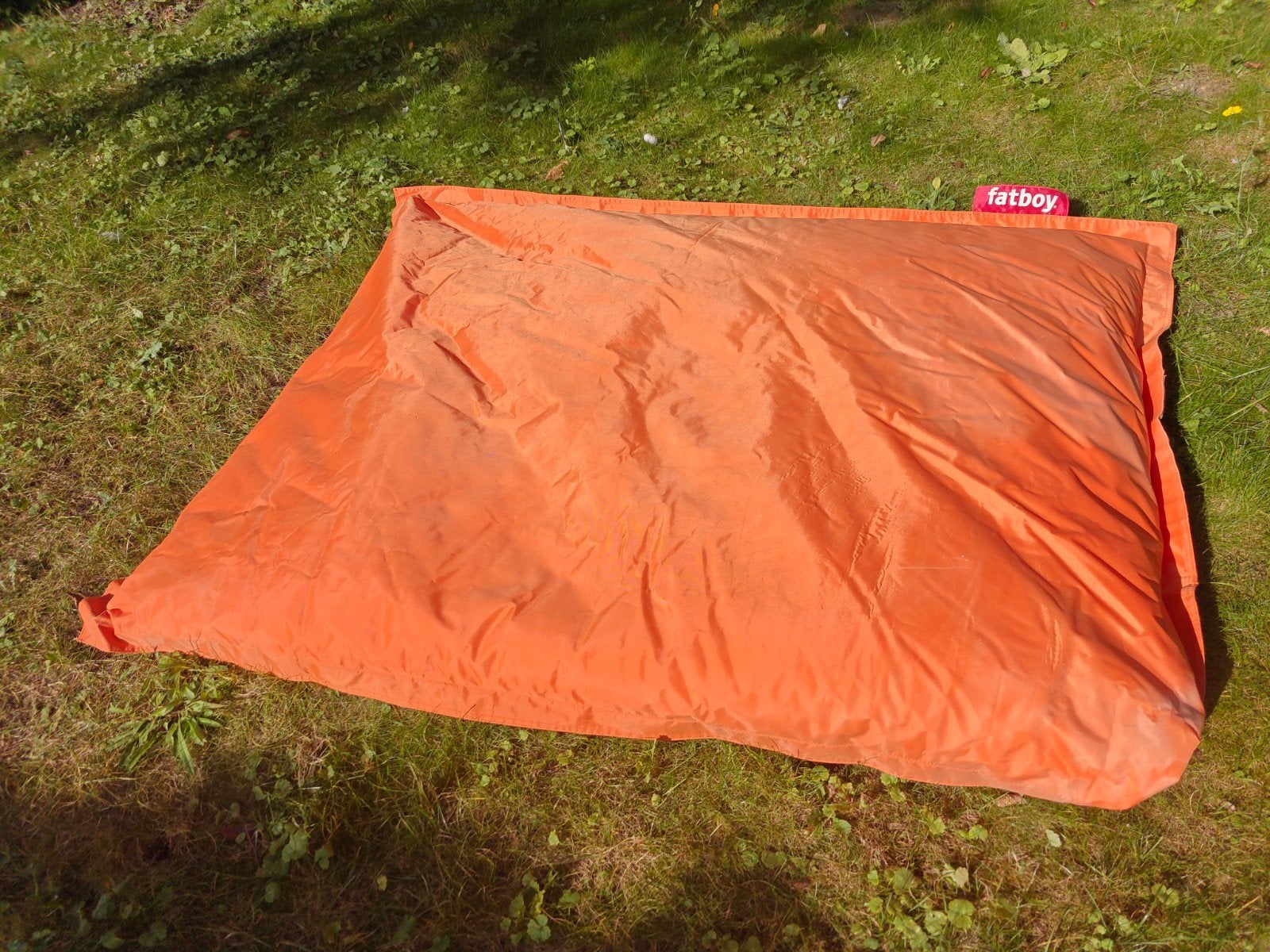 Fatboy zitzak oranje 180x140 cm, Ophalen of Verzenden, Gebruikt, Oranje