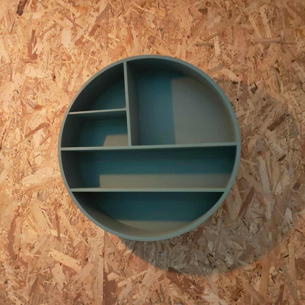 Sagegreen rond hangkastje 55 cm, Ophalen, Gebruikt