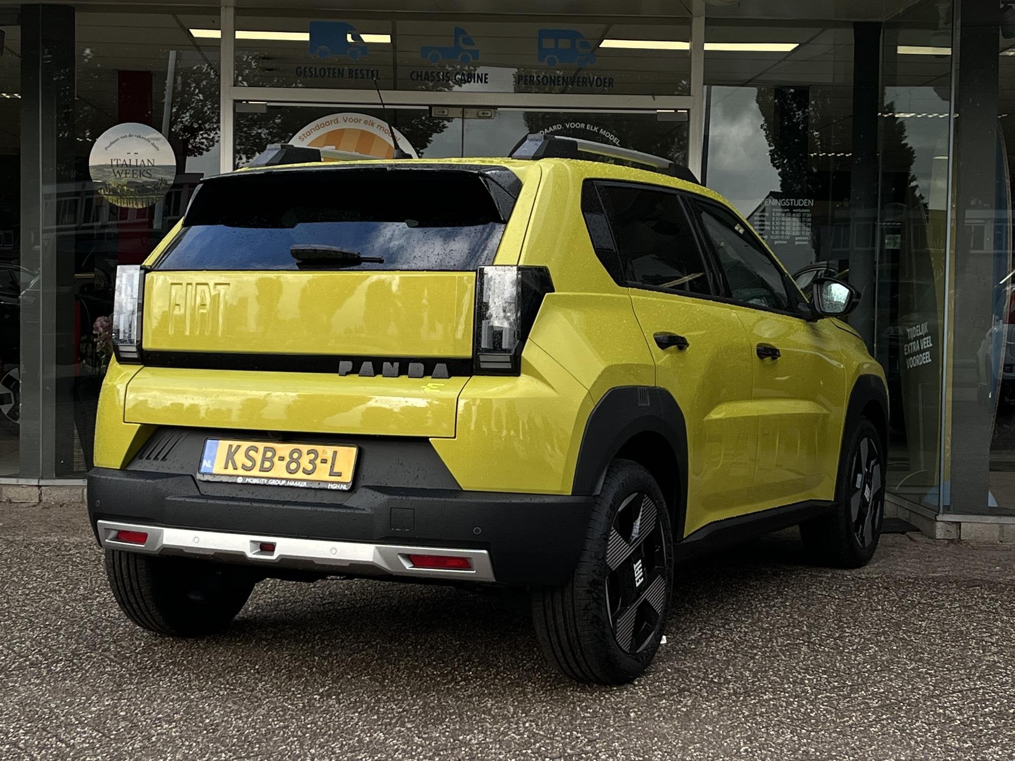 Fiat Grande Panda La Prima 11 kW 44 kWh | Apple-Android | St, Auto's, Stof, Gebruikt, Panda, 320 km
