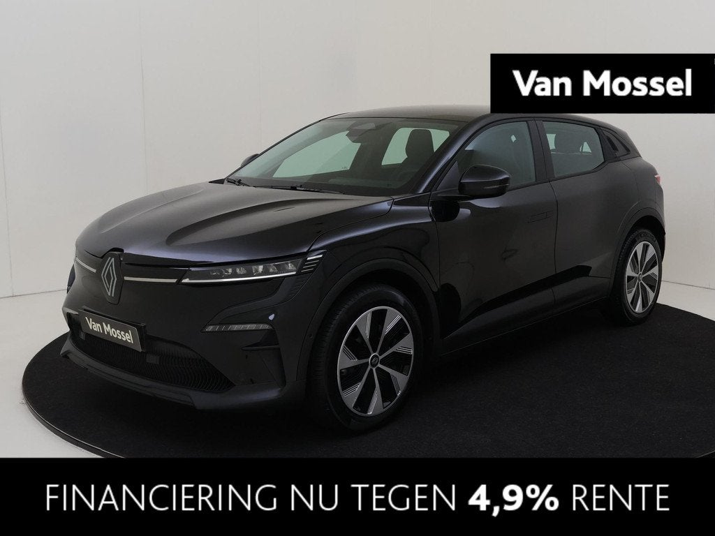 Renault Megane E-Tech EV60 Optimum Charge Evolution ER Navig, Auto's, Stof, Zwart, Origineel Nederlands, Automatische klimaatregeling