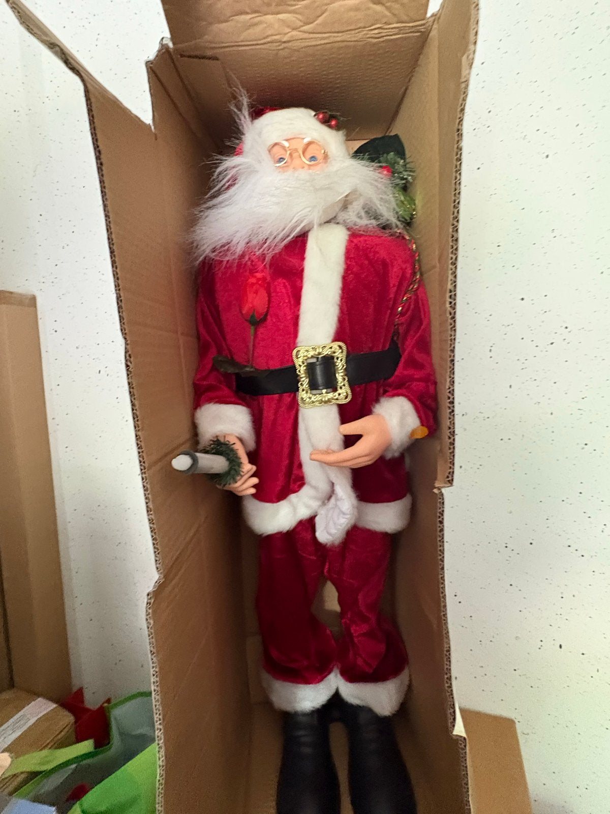 Kerstman animatronic, Diversen, Kerst, Ophalen of Verzenden