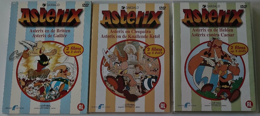 Dvd *** ASTERIX & OBELIX *** Complete Serie Deel 1 t/m 6, Europees, Tekenfilm, Alle leeftijden, Zo goed als nieuw