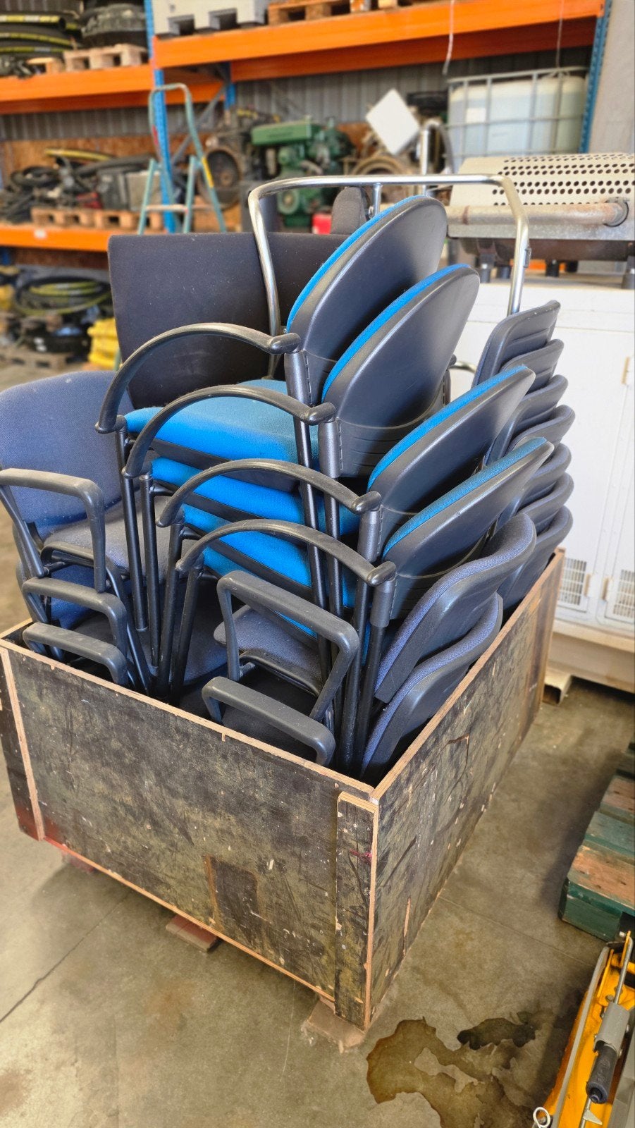 Complete partij stapelstoelen / stackchair / vergaderstoelen, Ophalen of Verzenden