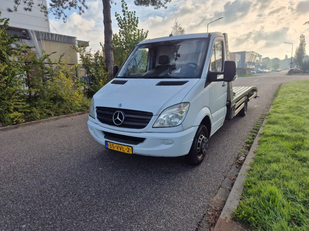 Mercedes-Benz Sprinter 515 CDI 2008 oprijwagen, Auto's, Automaat, 4 cilinders, Wit, Bedrijf