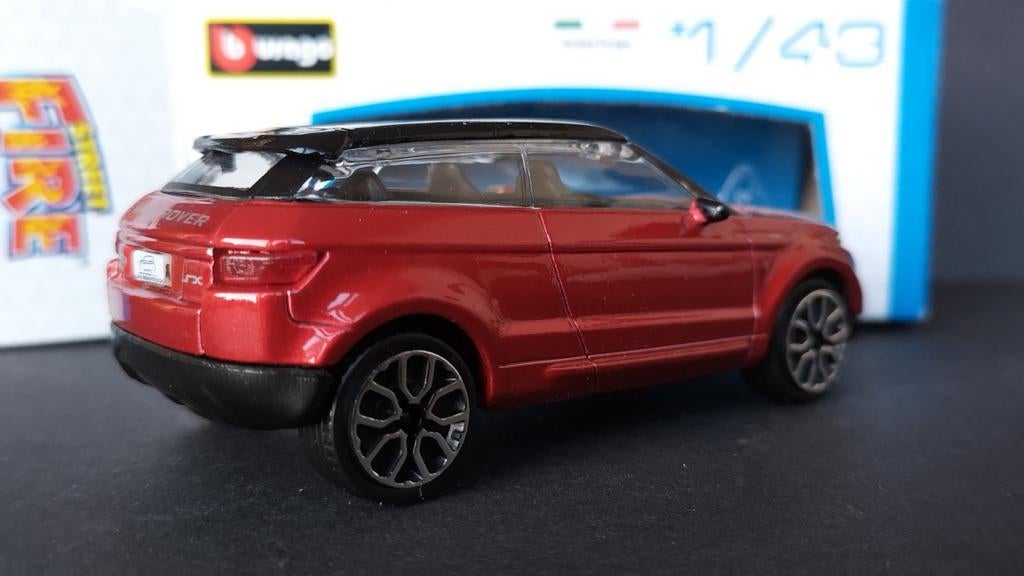 Range Rover Lrx concept Evoque 1:43 Bburago Burago Pol, Overige merken, Bburago@bburago.com, Auto, Verzenden