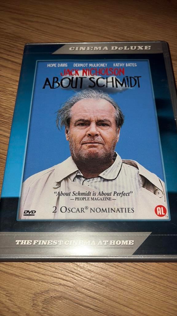 About Schmidt met Jack Nicholson., Vanaf 16 jaar, Ophalen of Verzenden, Zo goed als nieuw