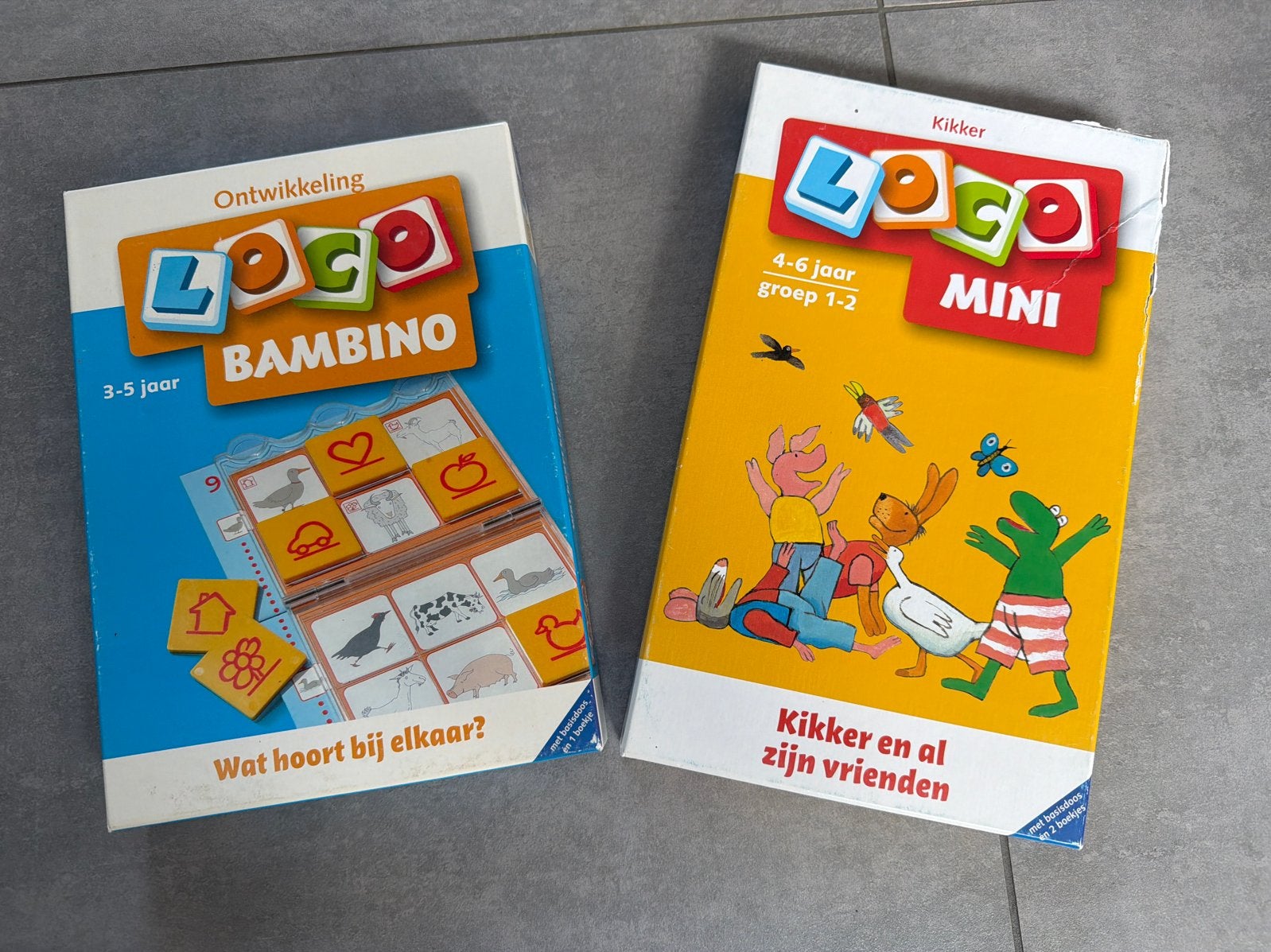 Jumbo Loco Bambino en Mini Spellen - Educatief Spelplezier, Een of twee spelers, Verzenden, Zo goed als nieuw