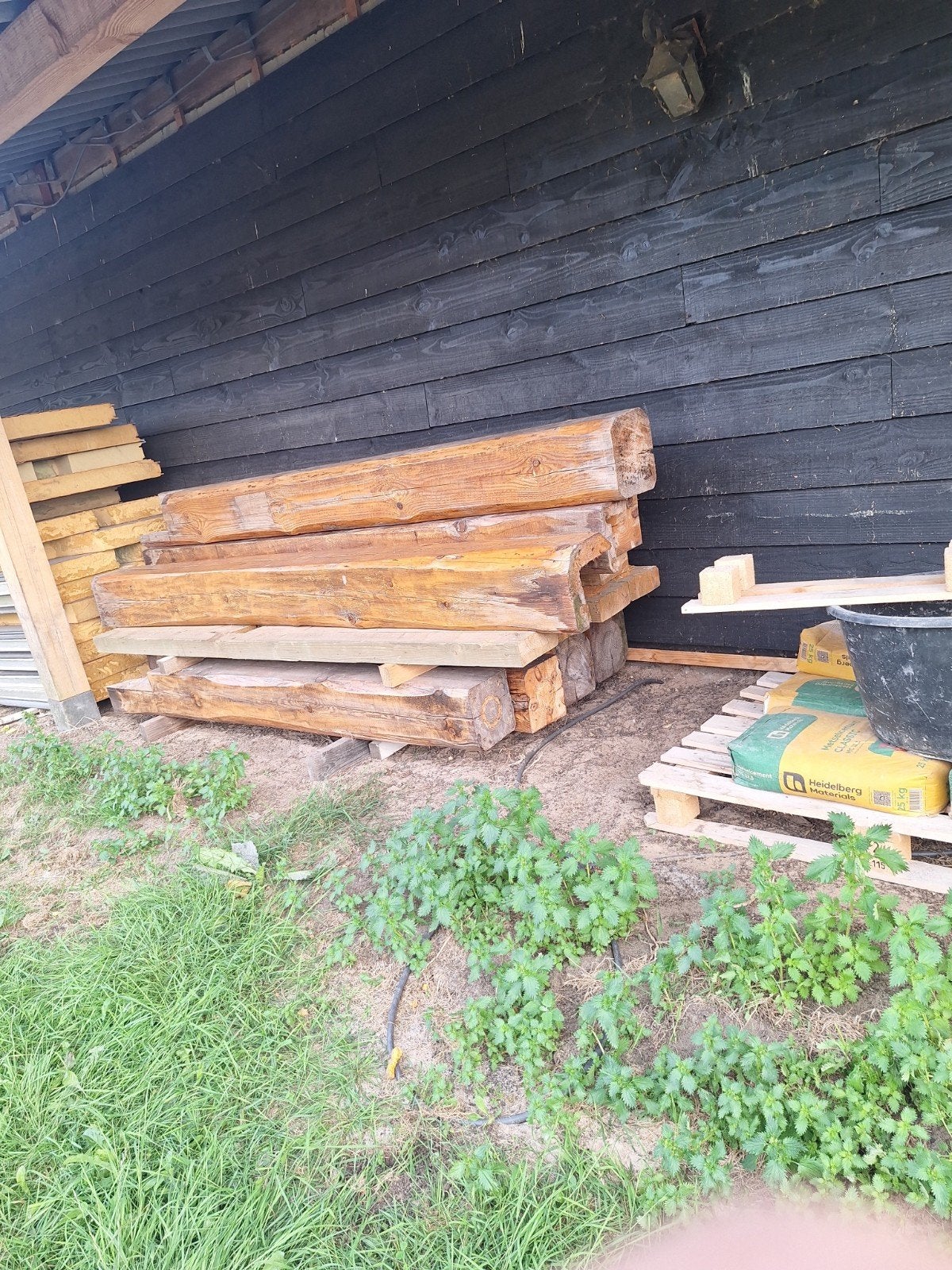 8 palen, Ophalen, Gebruikt, 200 tot 250 cm, 50 mm of meer