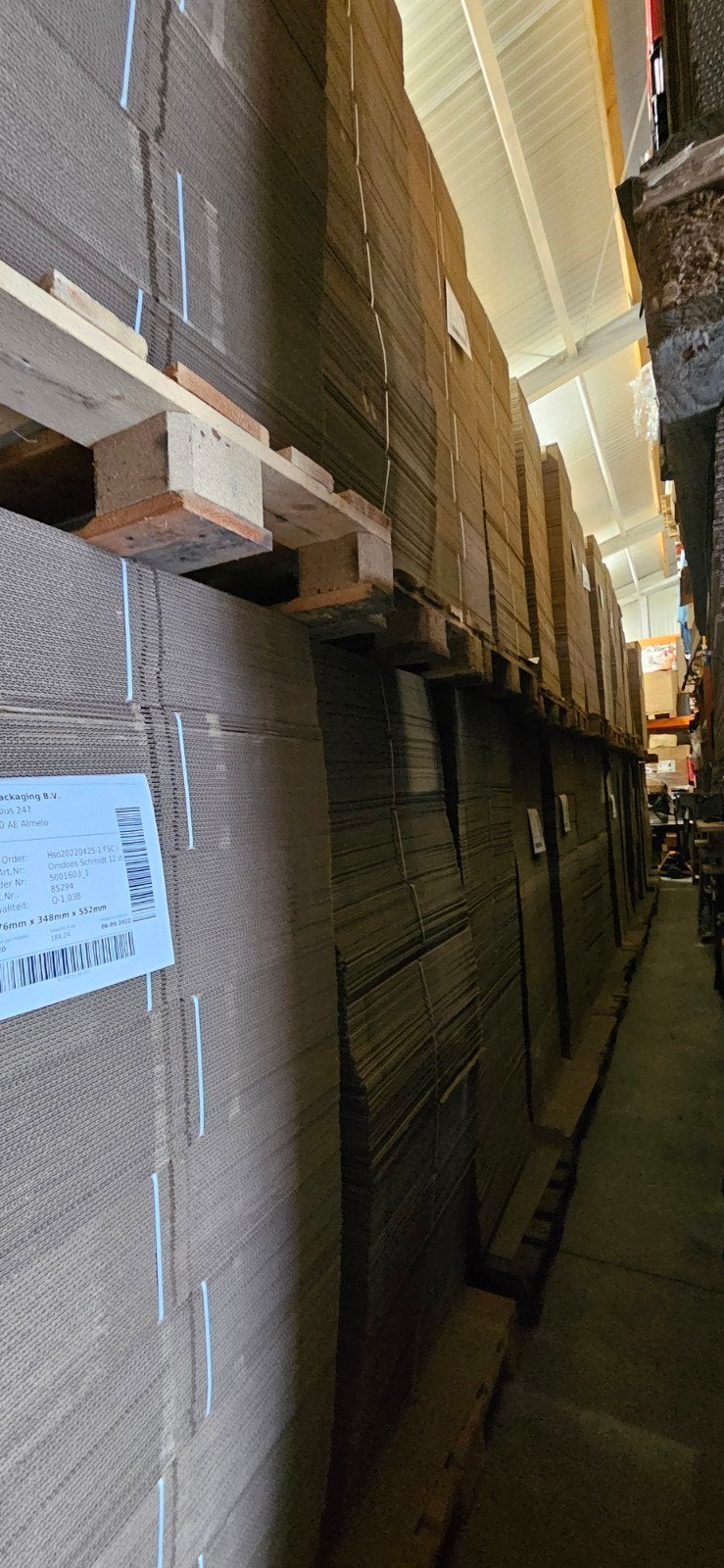 79 pallets met Blanke dozen 3 maten 36130 DOZEN ,opruiming, Ophalen, Doos, Opvouwbaar, 60 cm of meer