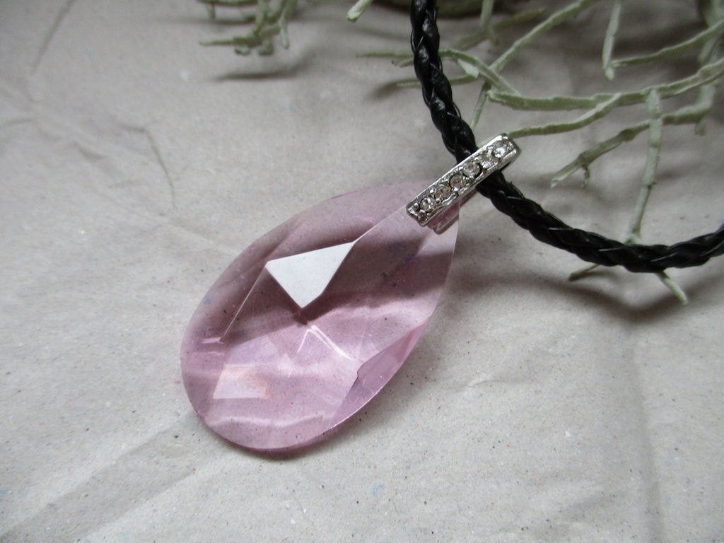 Tachyon Archion® energie - halsketting - druppel roze, Ophalen of Verzenden, Nieuw