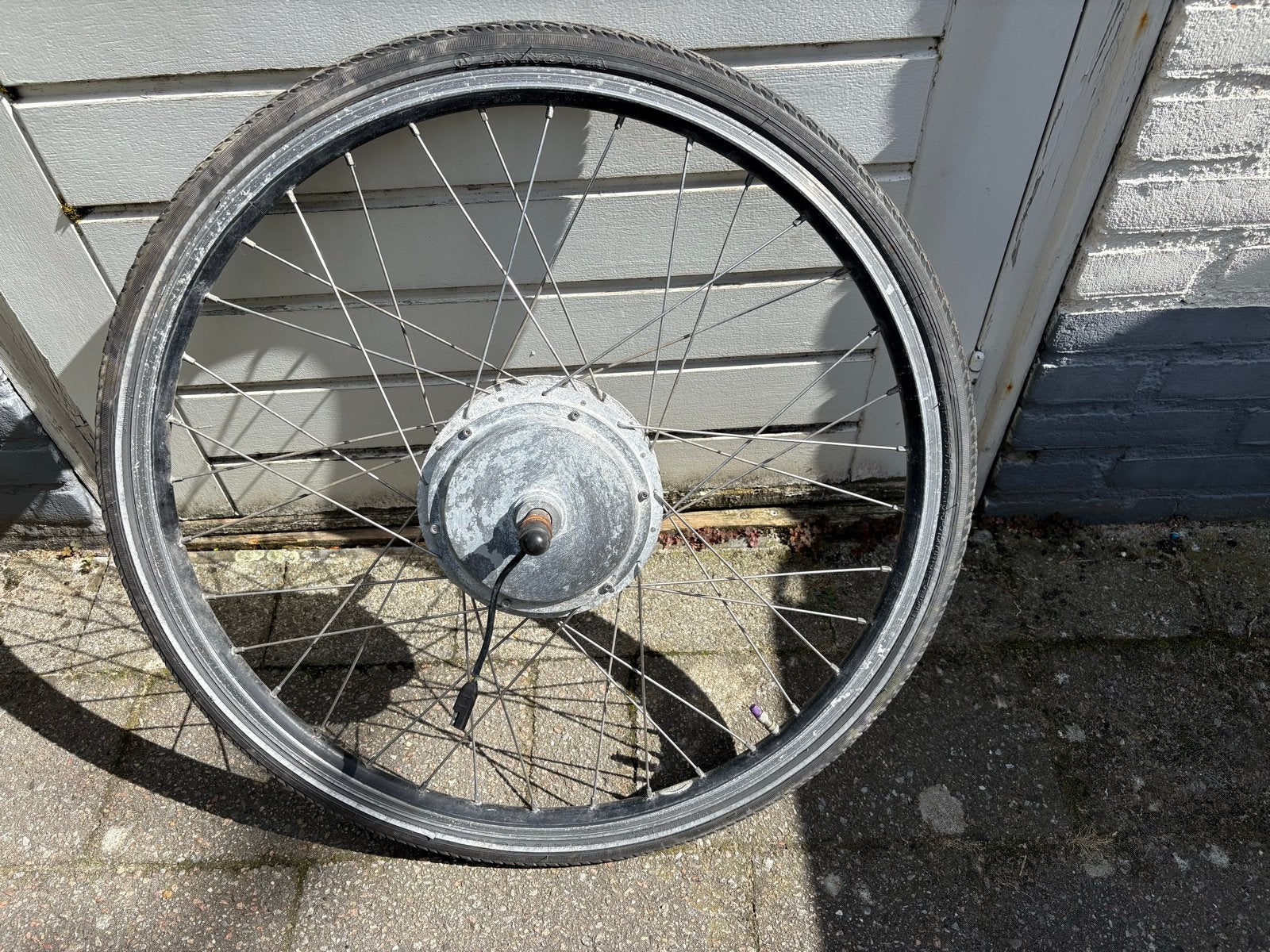 Achterwiel met motor voor elektrische fiets - Gebruikt, Gebruikt, Aluminium, Ophalen, Elektrische fiets